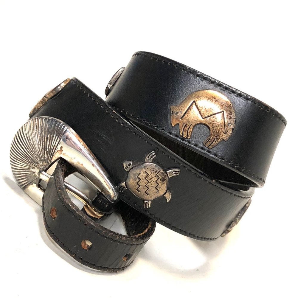 Silver Creek Leather Animal Belt